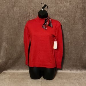 riley & rae womens NWT sweater Red long sleeve sweater, Size Small NEW